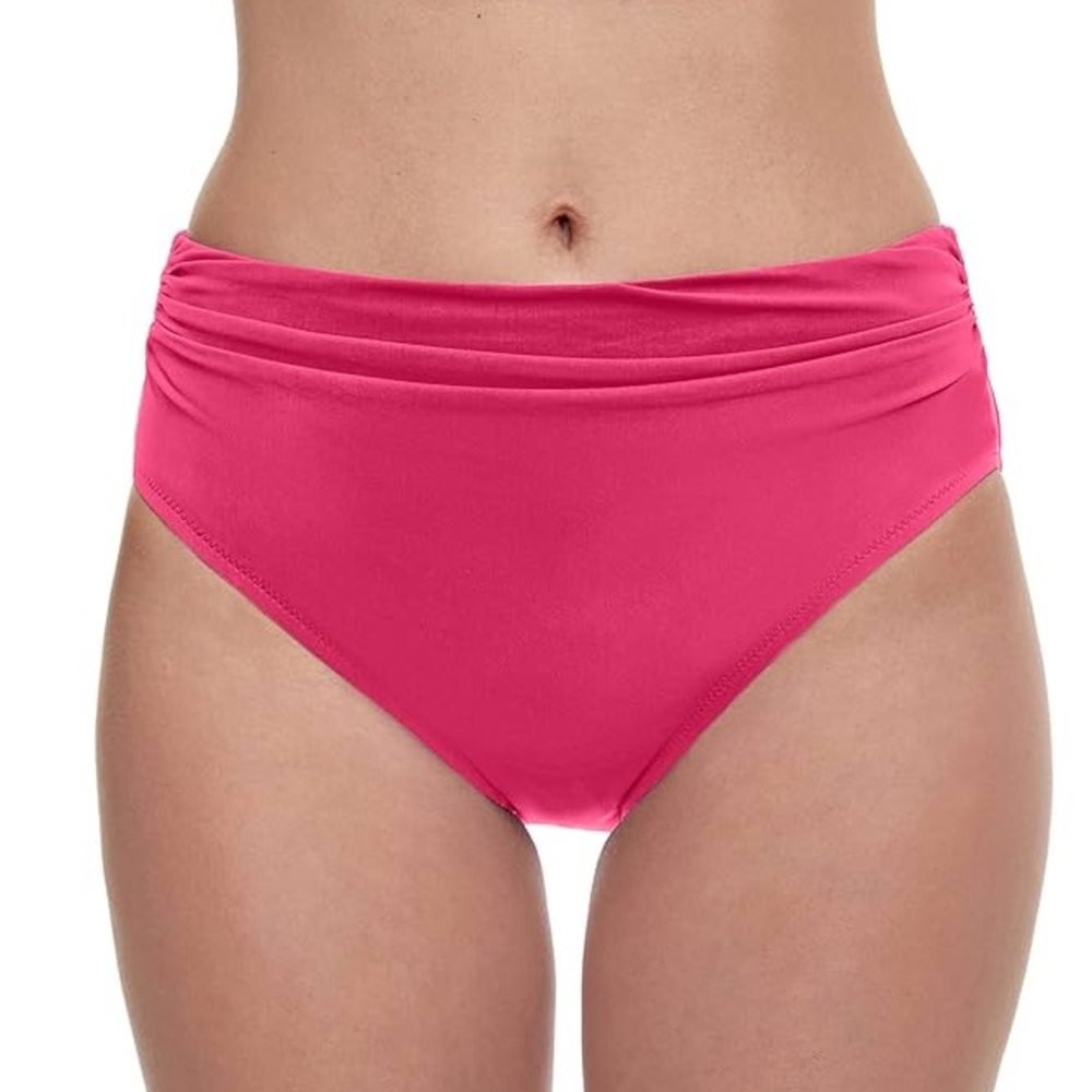 PROFILE BY GOTTEX rose tummy control Standard Tutti Frutti Classic Bottom 12 NWT